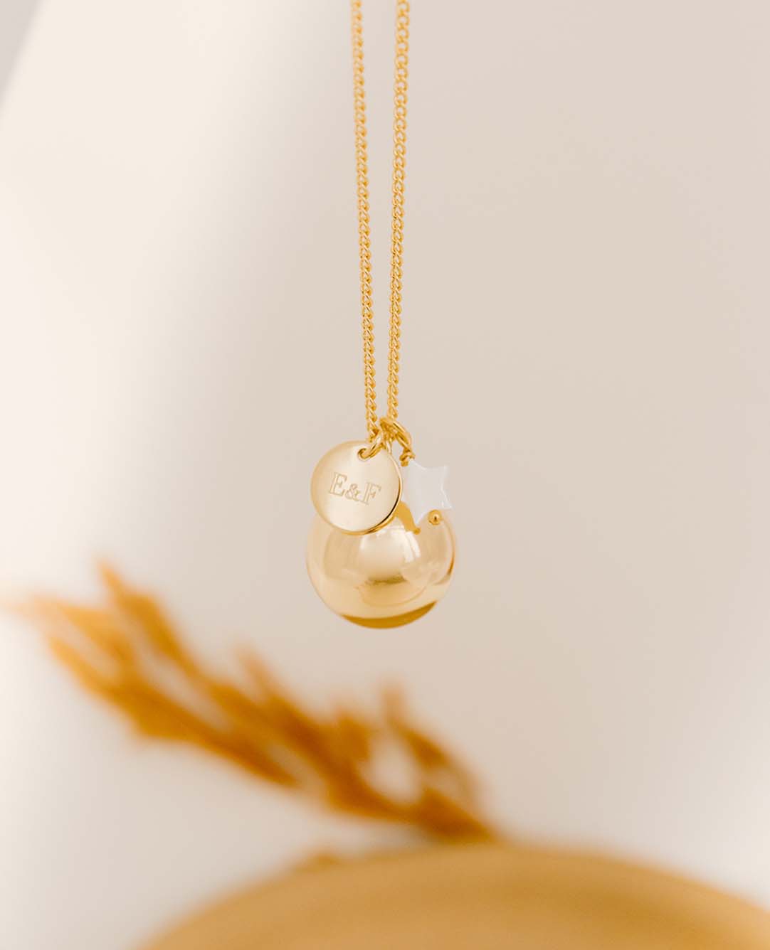 Klangkugel Schwangerschaft <i>Agathe</i> Gold