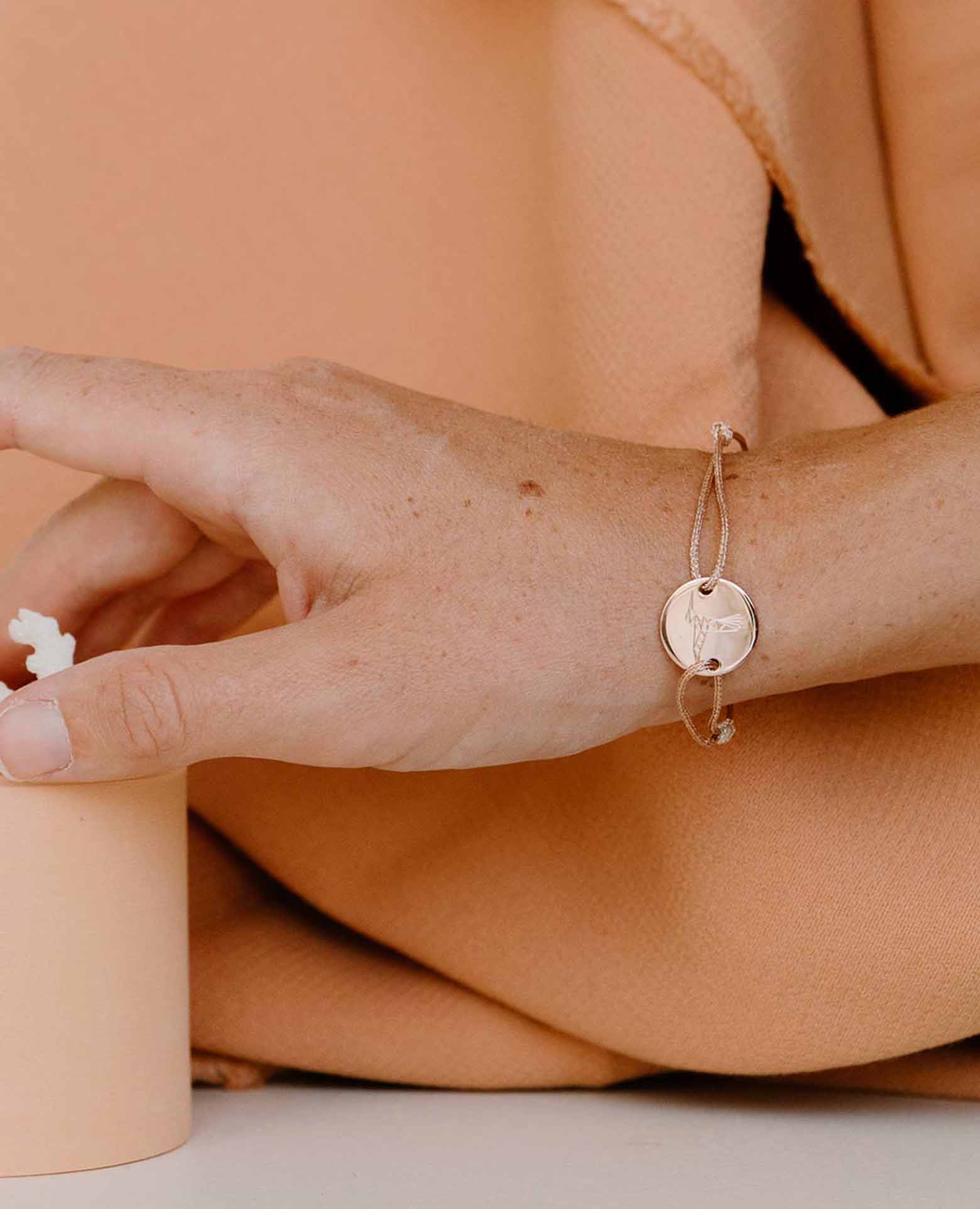 Bracelet Colibri <i>Hope</i> plaqué or rose