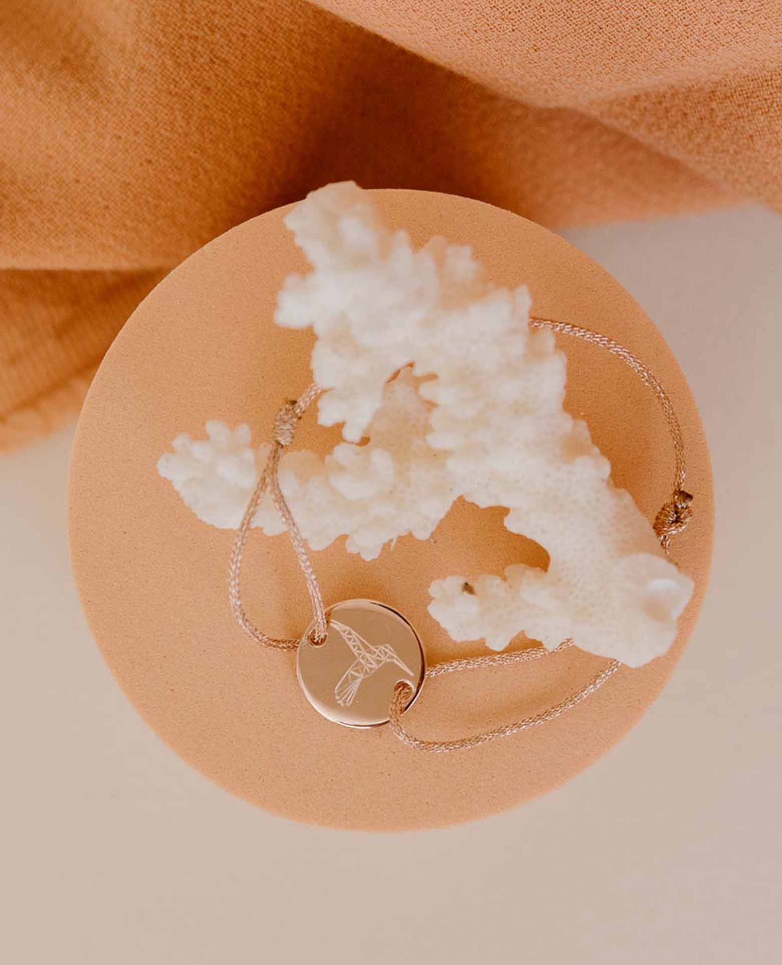 Bracelet Colibri <i>Hope</i> plaqué or rose