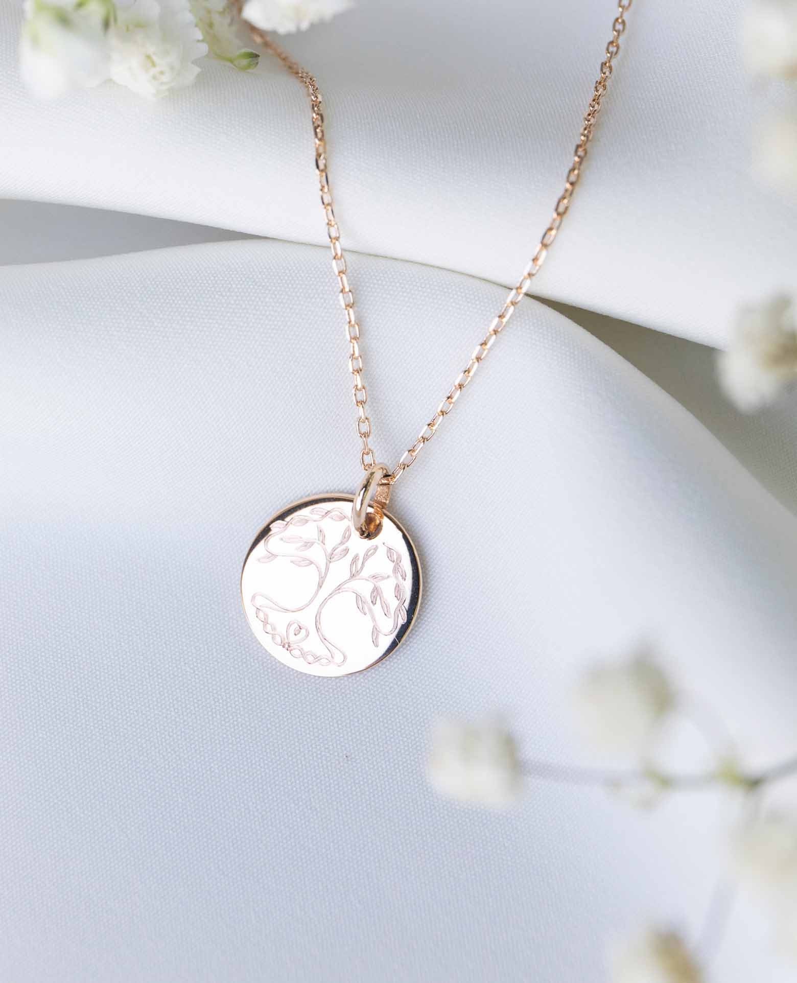 Médaille de baptême arbre de vie