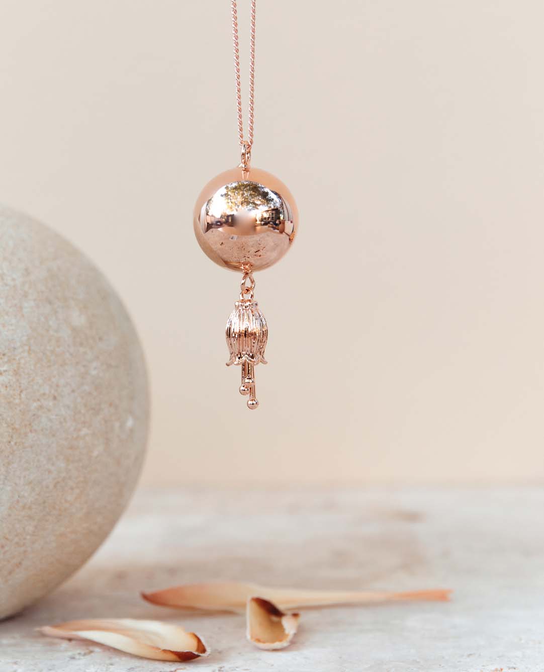 Klangkugel Schwangerschaft Lily-Majalis roségold