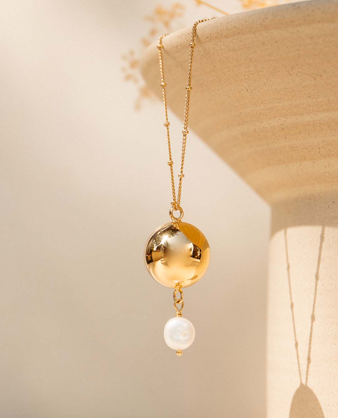 Bola Klangkugel Diane vergoldet 