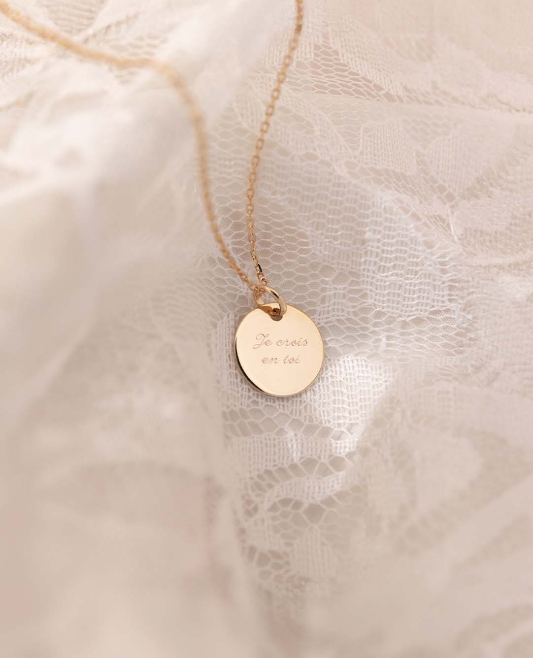 Taufmedaille Ich glaube an dich