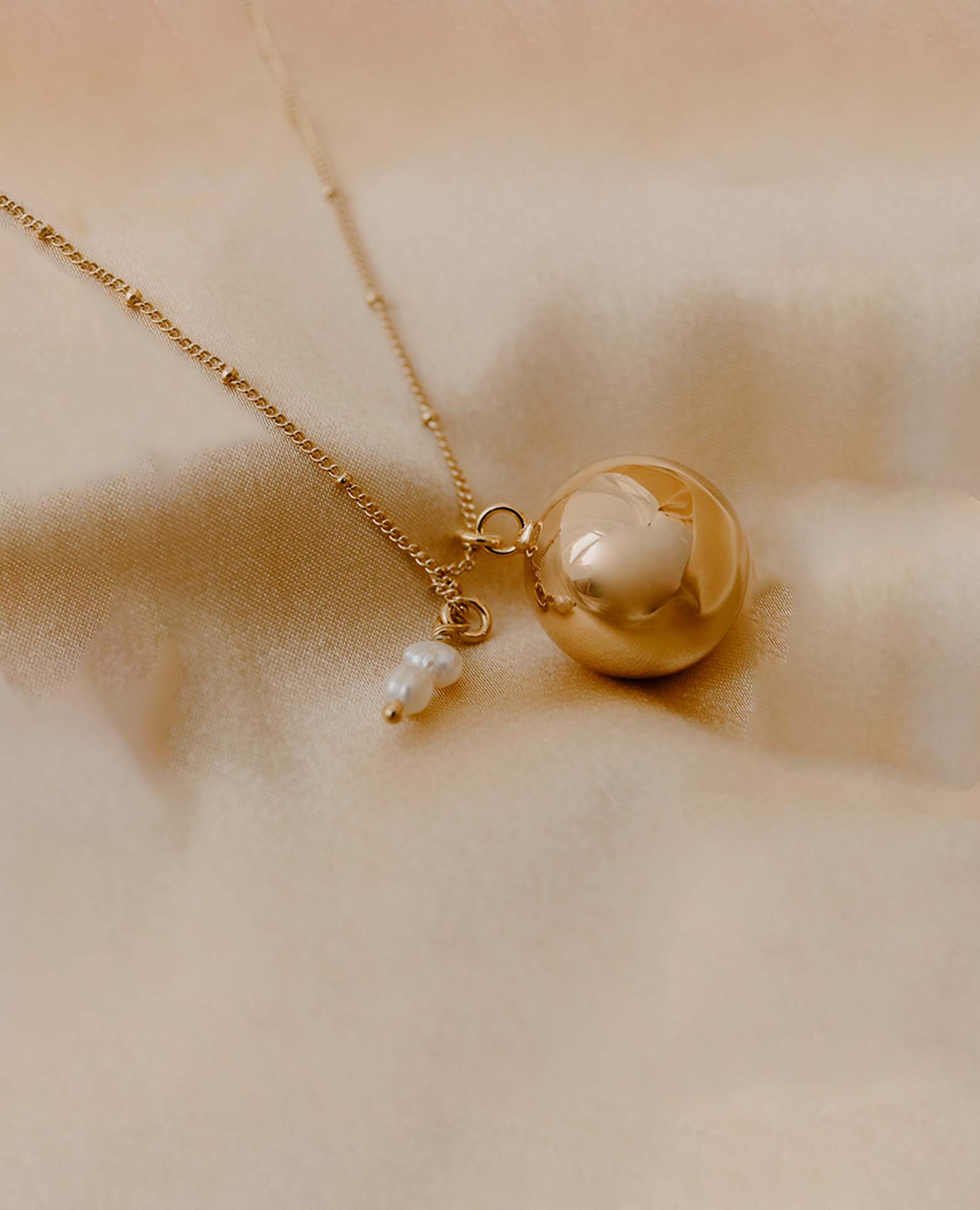 Klangkugel Schwangerschaft Gold „Nina“