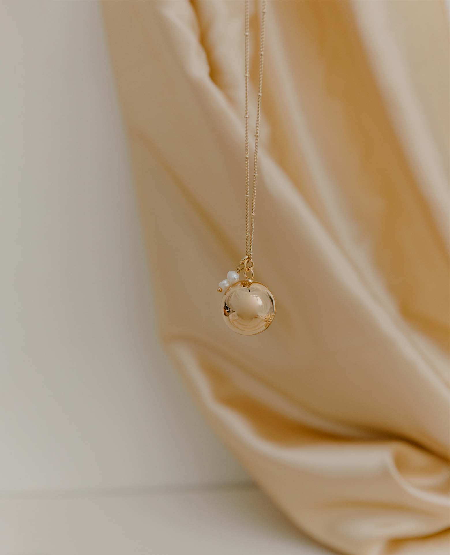Klangkugel Schwangerschaft Gold „Nina“