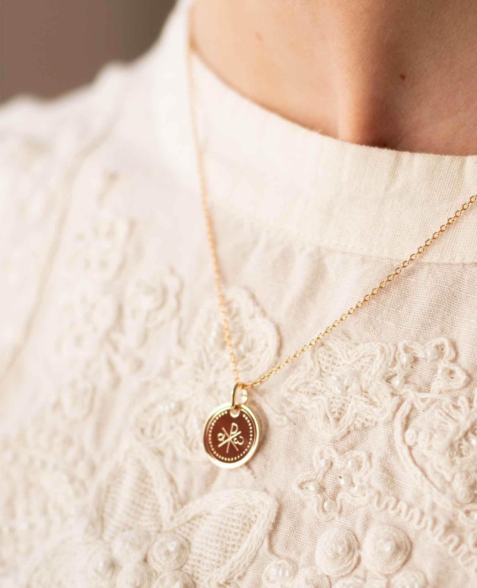 Personalisierte Taufmedaille <i>Chrisma</i>