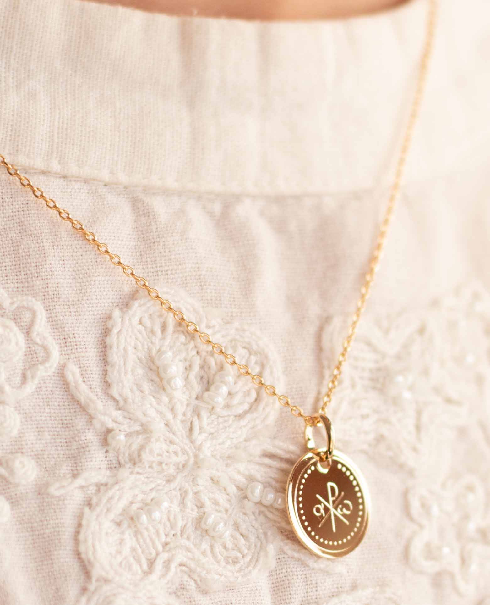 Personalisierte Taufmedaille <i>Chrisma</i>