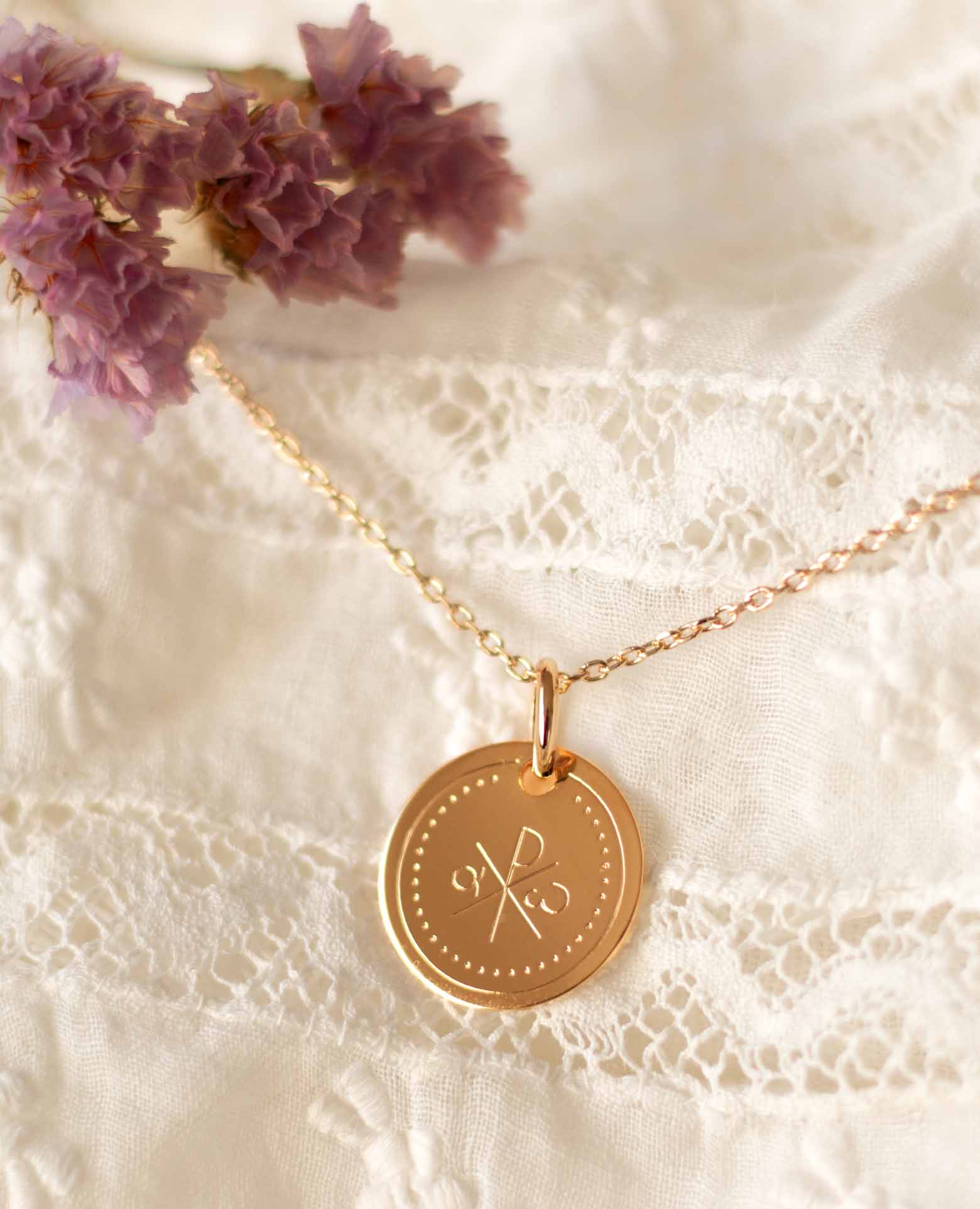 Personalisierte Taufmedaille <i>Chrisma</i>