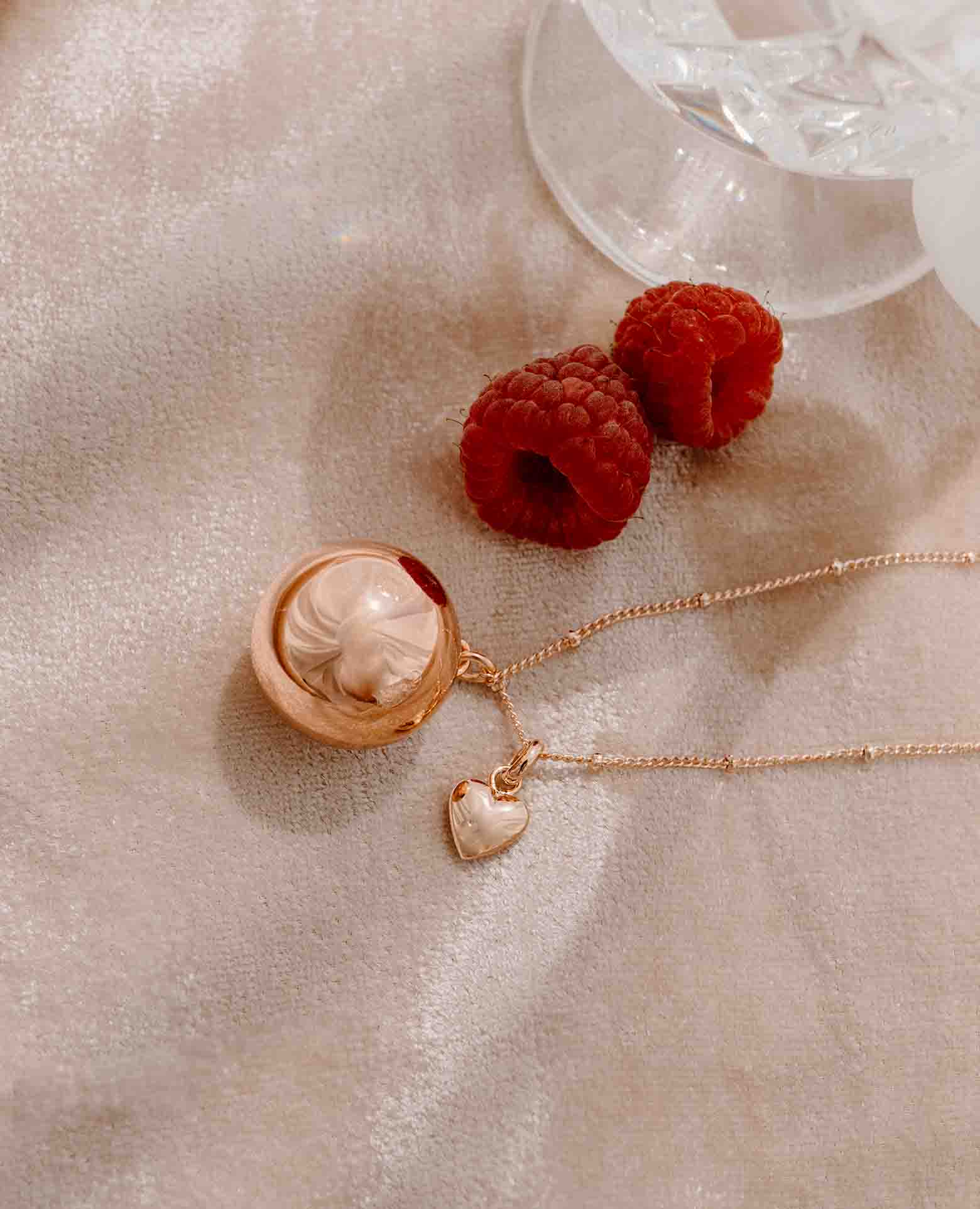 Klangkugel Schwangerschaft <i>Herz Mariens</i> Roségold