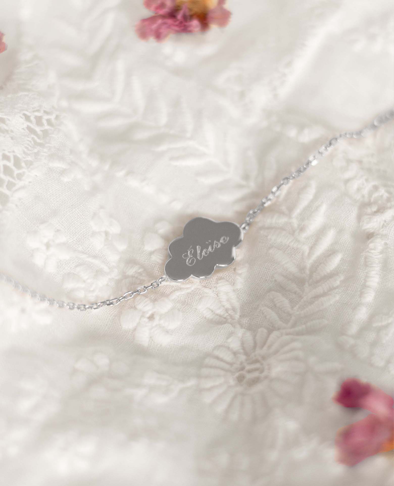 Personalisiertes Taufarmband <i>Wolke</i>