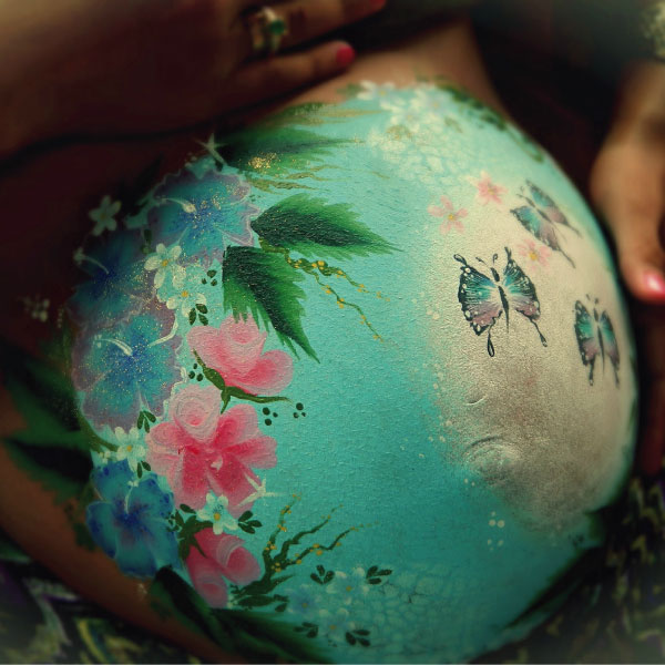 Belly Painting Schwangere