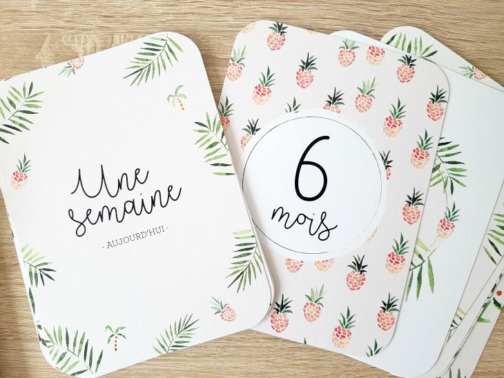 Meilensteinkarten Schwangerschaft