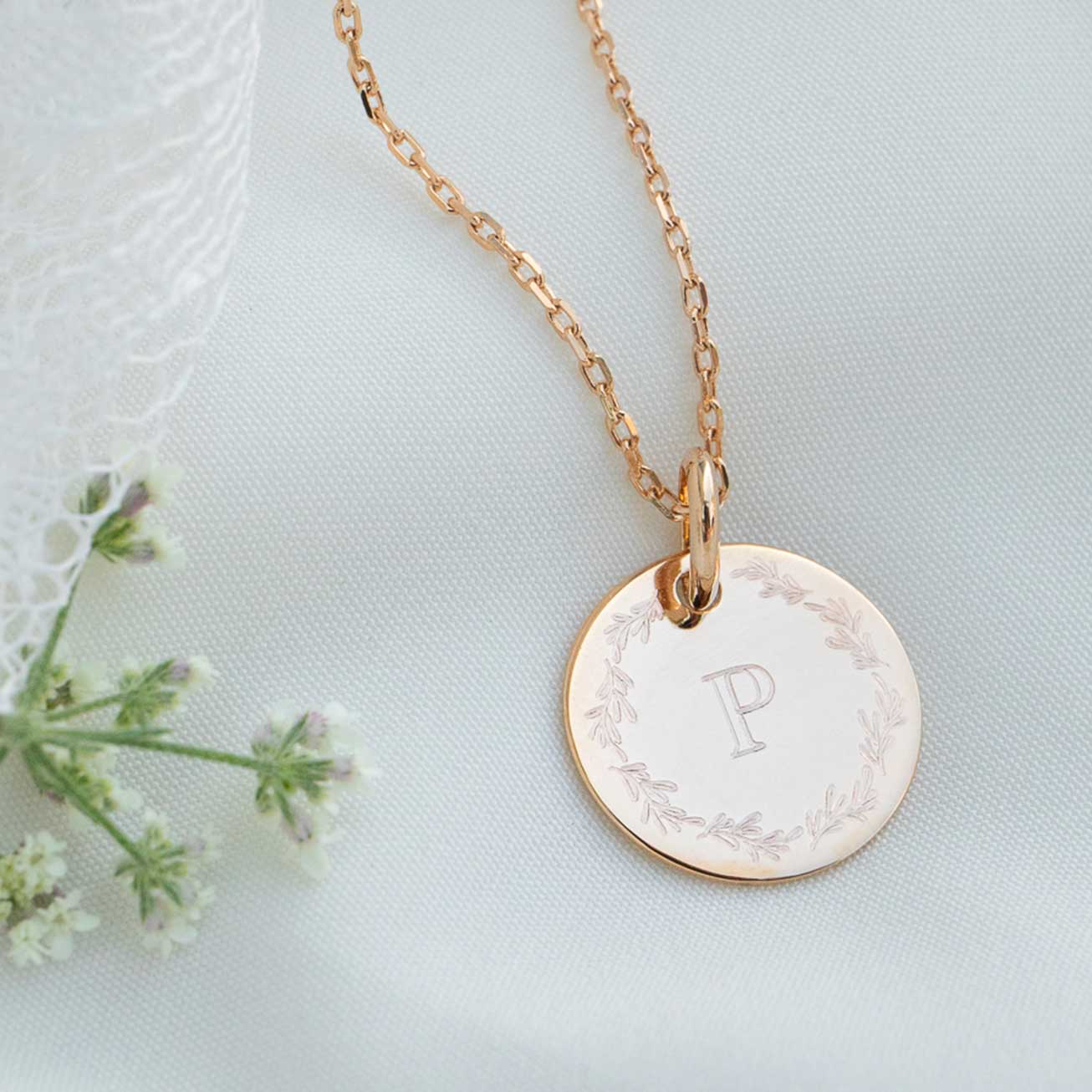 Personalisierte Taufmedaille mit Gravur